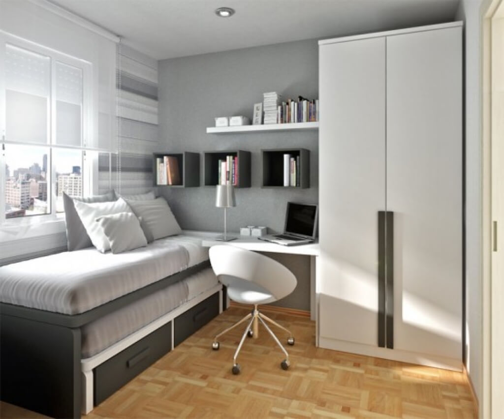 Bästa minimalistiska sovrummet