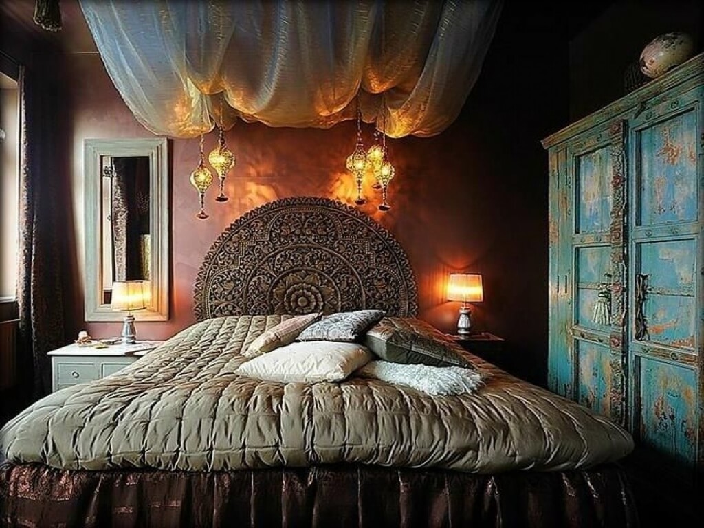 Gammalt gotiskt sovrum