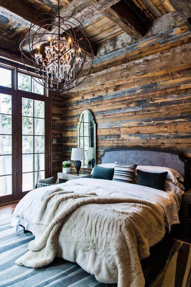Fantastiskt rustikt sovrum