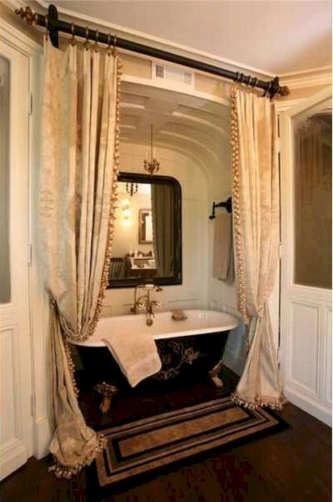 Vintage romantiskt badrum