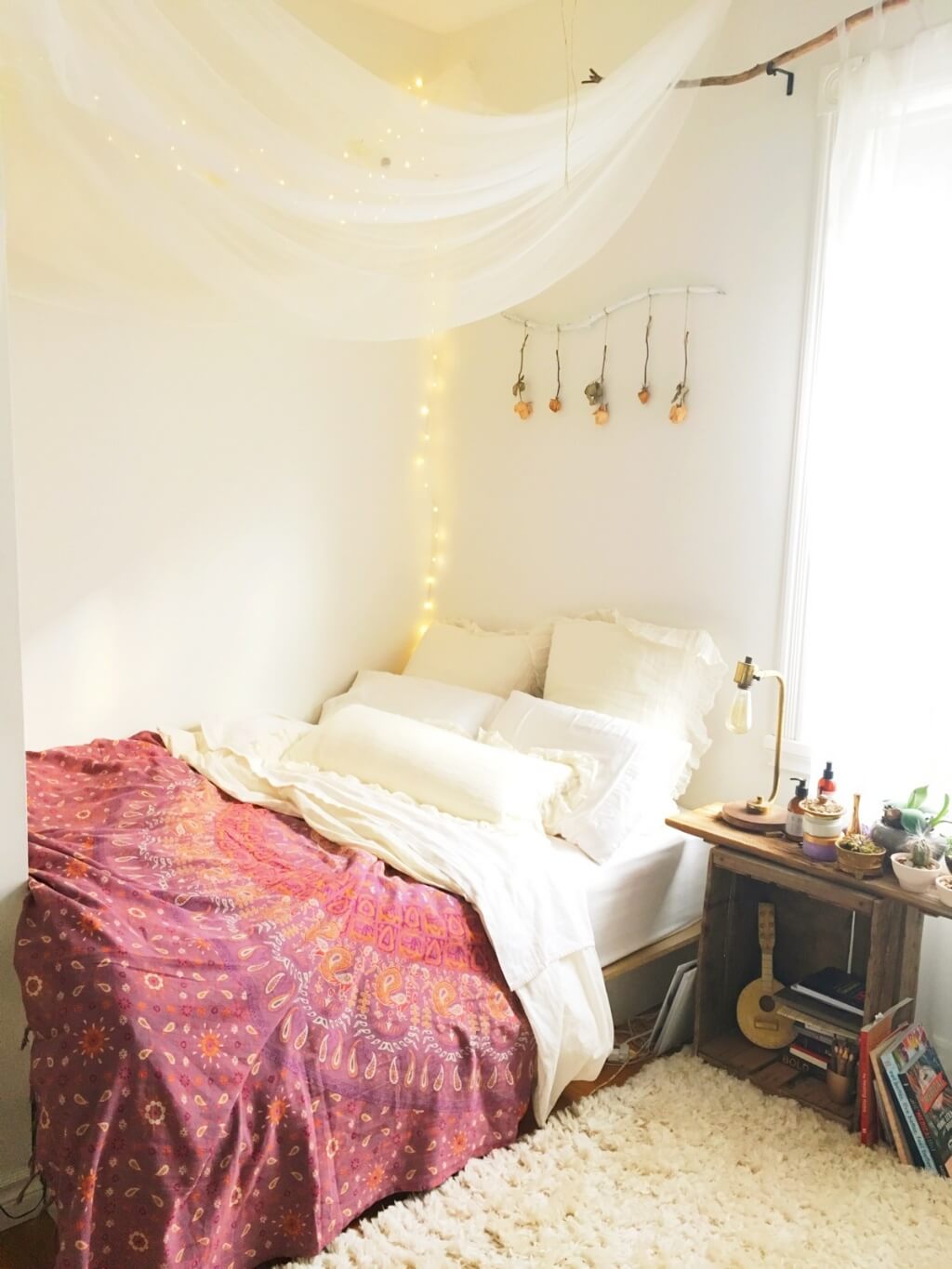 Hippie avkopplande sovrum