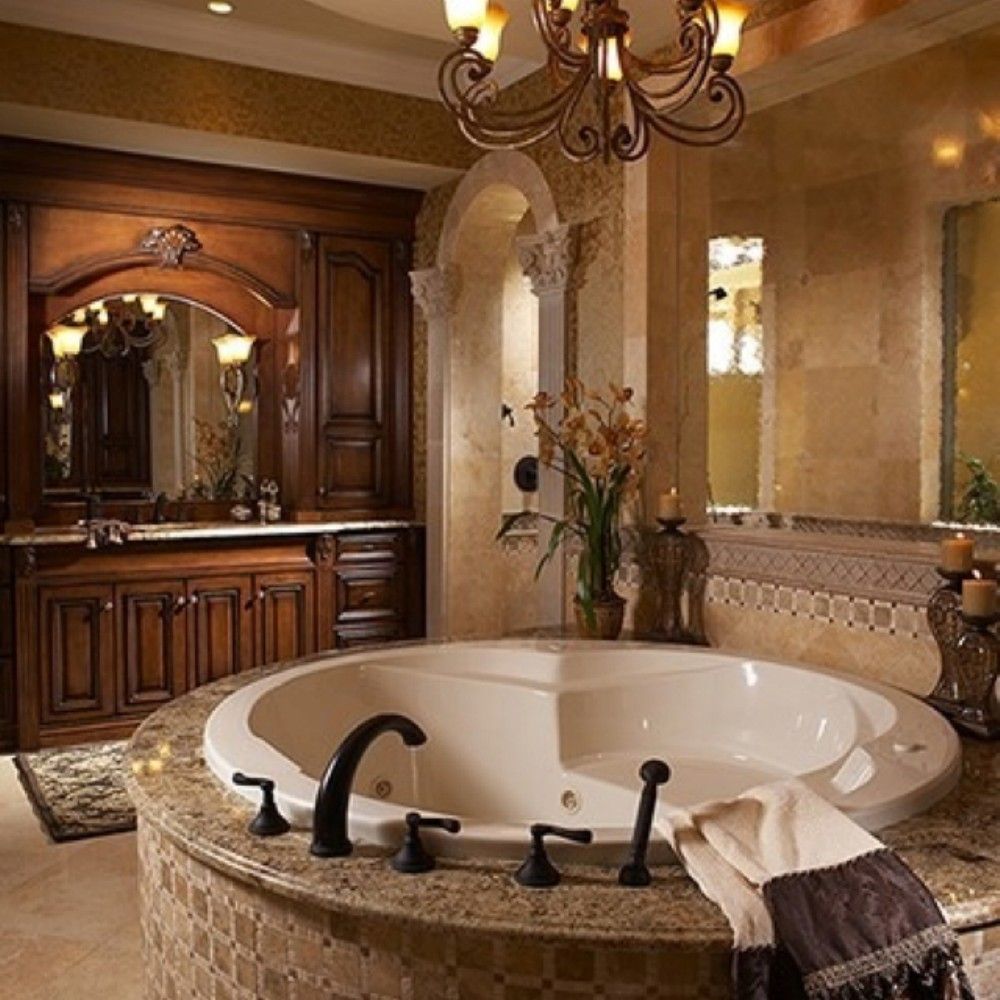 Trevligt toskanskt badrum