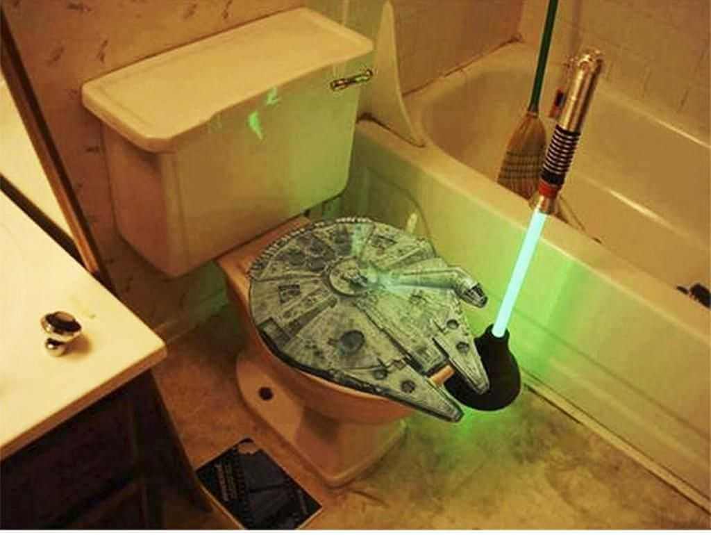 Kreativt Star Wars badrum