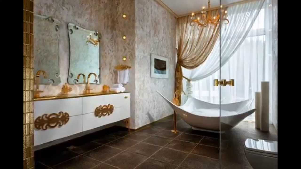 Fantastiskt gyllene badrum