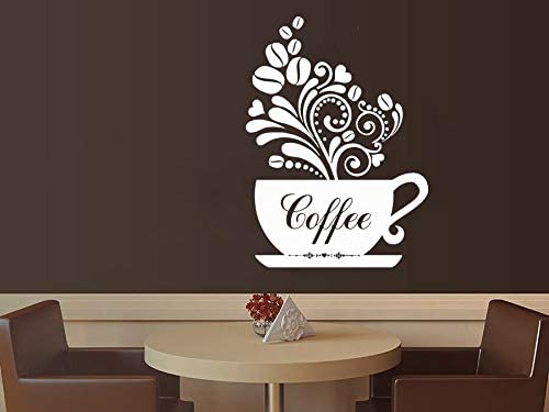 Amazon.com: Kök Kaffeväggdekaler Dekor - Kaffe temavägg.