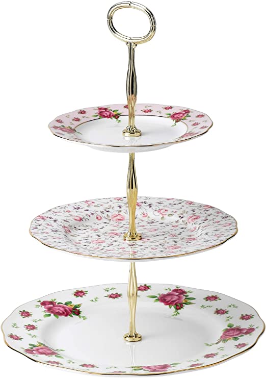 Amazon.com |  Royal Albert New Country Roses 3-Tier Cake Stand.