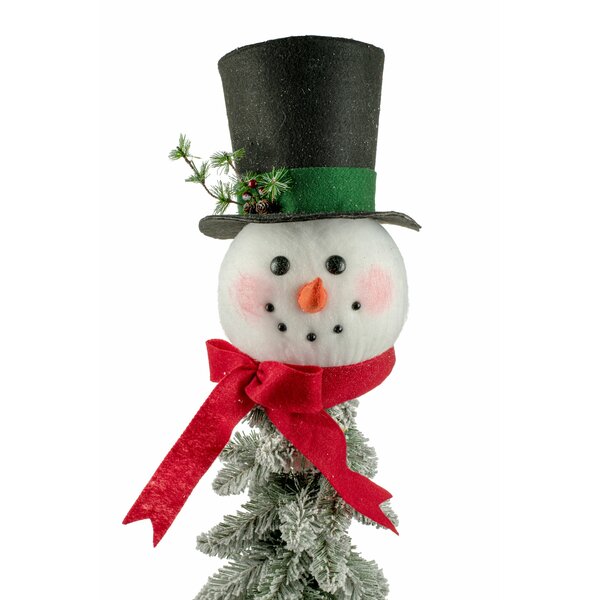 Snowman Head Tree Topper |  Wayfa