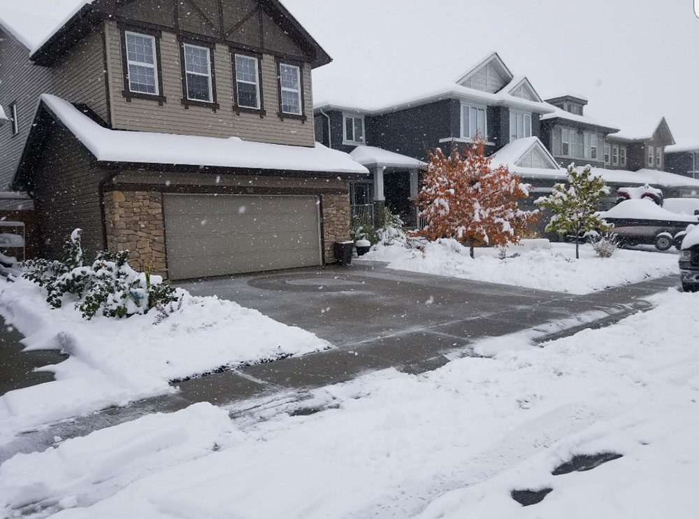 Snö Skydda ditt hem och din familj i vinter