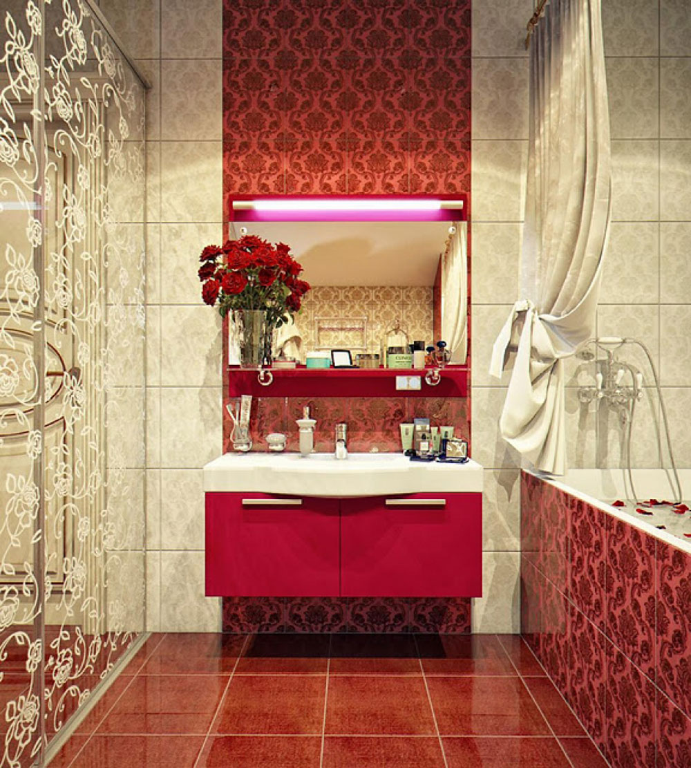 Lägg till värme-till-ditt-hus-med-idéer-av-dessa-röda-badrum-interiörer-3, lägg till värme-till-ditt-hus-med-idéer-till-dessa-röda-badrum-interiörer