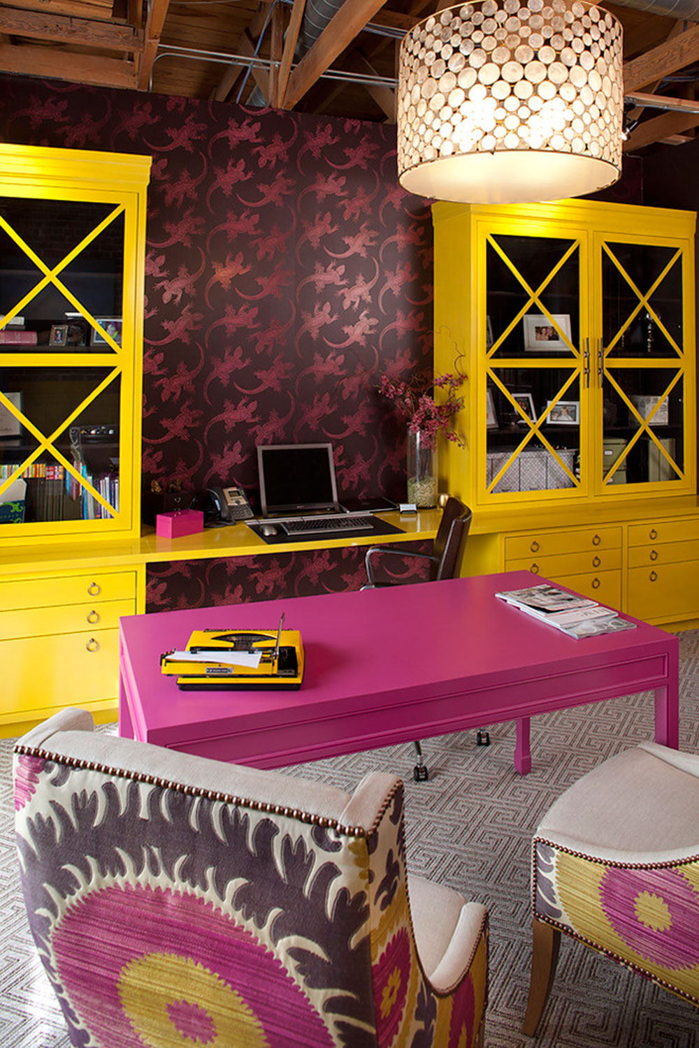 my-office-by-Artistic-Designs-for-Living-Tineke-Triggs Färger som går med gult: Instruktioner om hur man kombinerar dem
