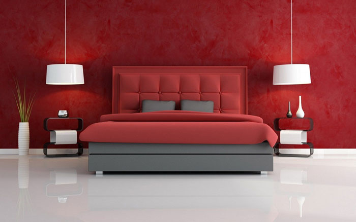 68962317894 idéer för att dekorera ditt sovrum med rött, vitt och svart
