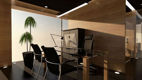 c19 Enkla och eleganta kontorsmöbler med moderna influenser