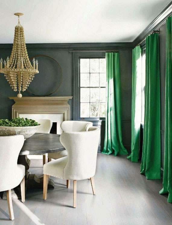 g25 Gröna vardagsrumsdesignidéer: dekorationer och möbler