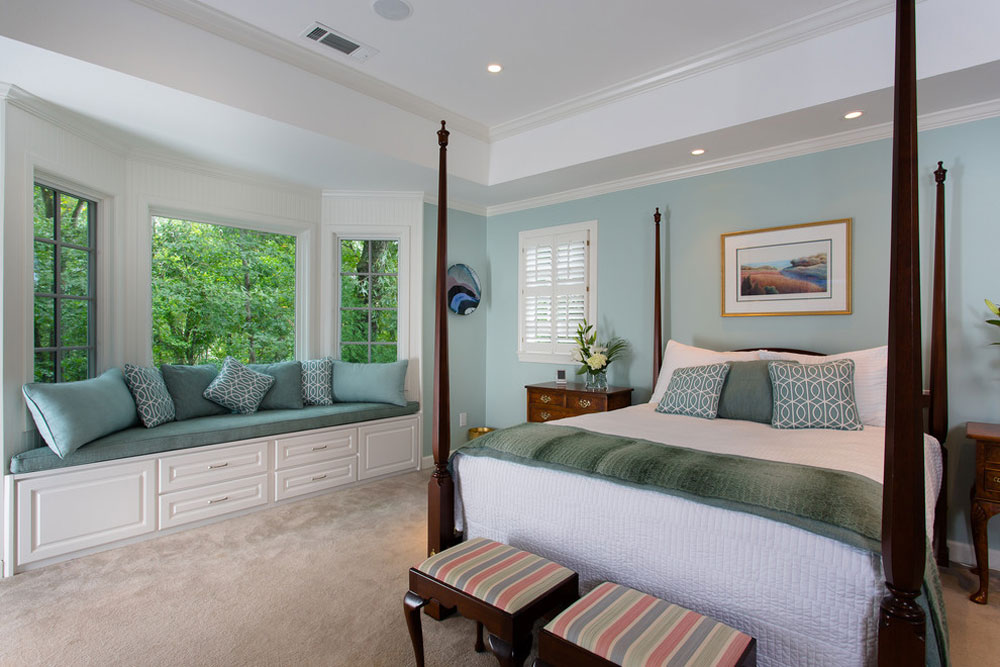 Lugnande-Master-Bedroom-by-Handcrafted-Homes-Inc Blue Bedroom Design Idéer att prova i ditt hem