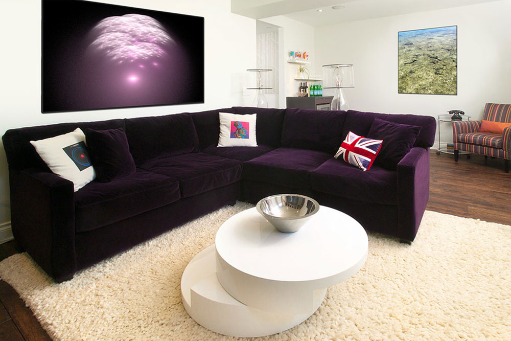 Upplevelsen-av-en-lila-soffan-är-inte-så-dålig7 Snygga lila soffdesignidéer