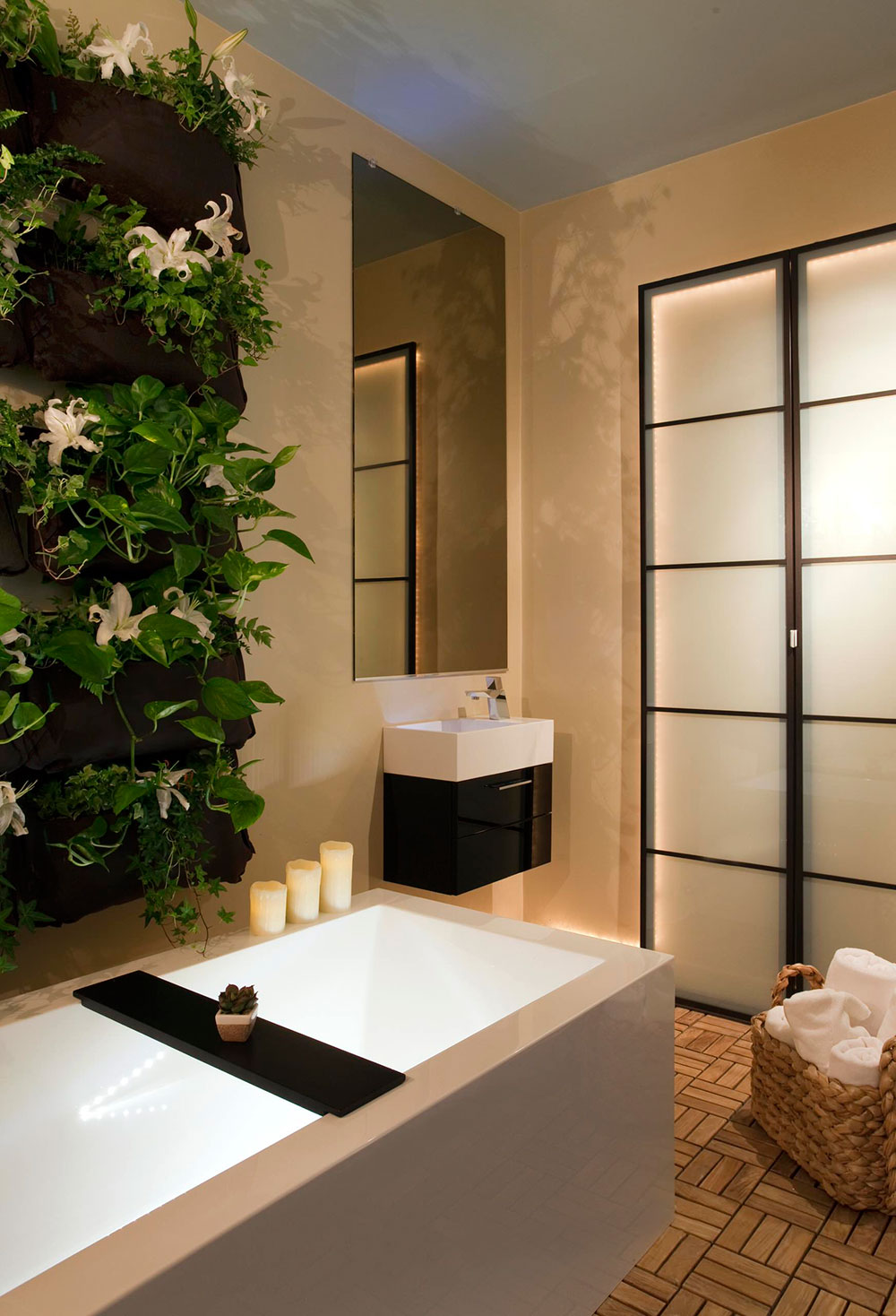 Tips-för-spa-badrum-design-idéer Tips för en spa-badrumsmake-up