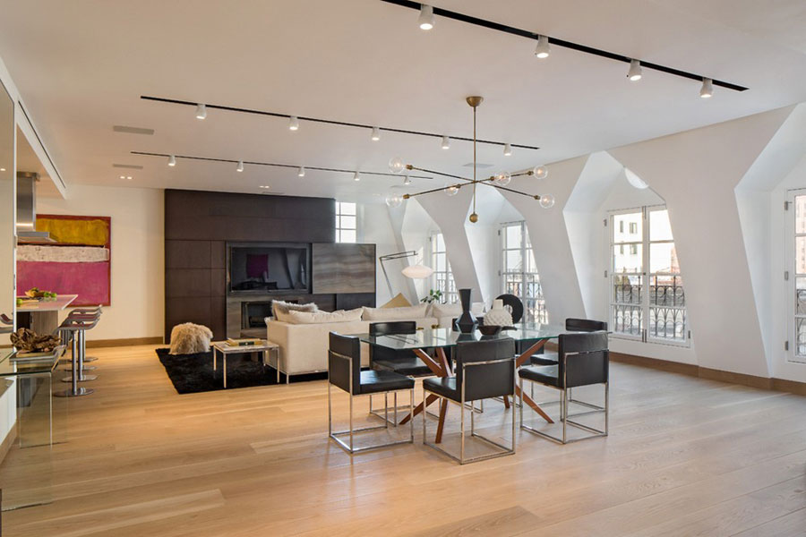 2 Magnificent Tribeca takvåning designad av Turett Collaborative Architects