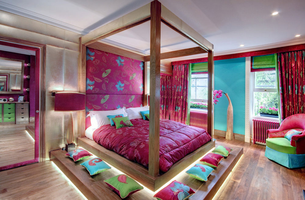 Njut av ditt liv med dessa färgglada sovrum.  4 Njut av ditt liv med dessa färgglada sovrum