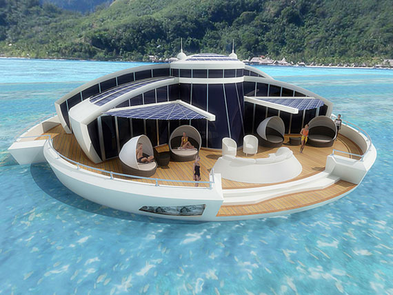 Solar Floating-3 futuristiska lyxresorter som kommer att blåsa bort dig
