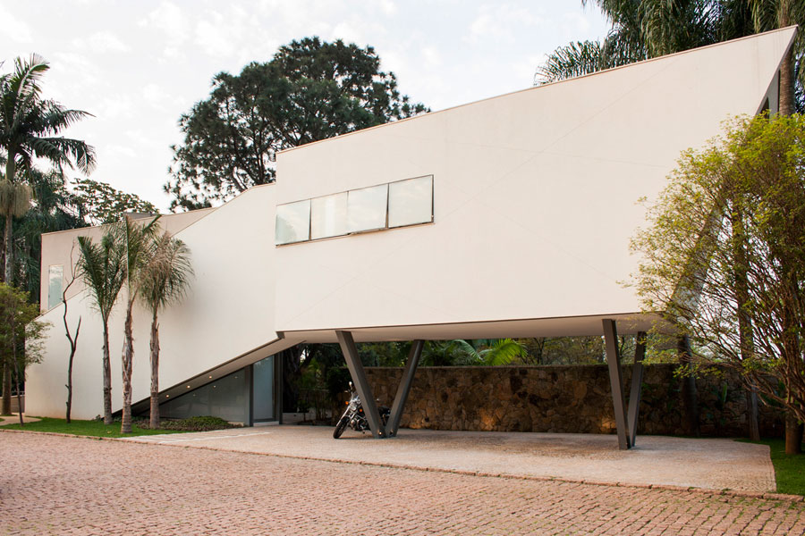 Offset-House-by-Shieh-Arquitetos-Associados Brazilian Architecture - Vackra hus av begåvade arkitekter