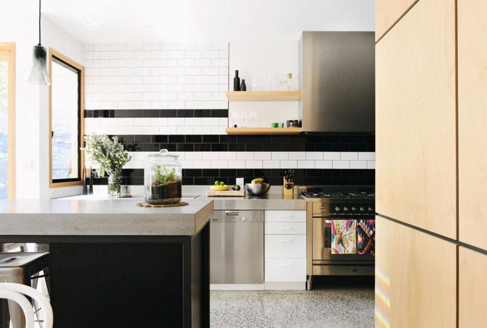 Holden-Street-by-Nest-Architects design för svarta och vita kök