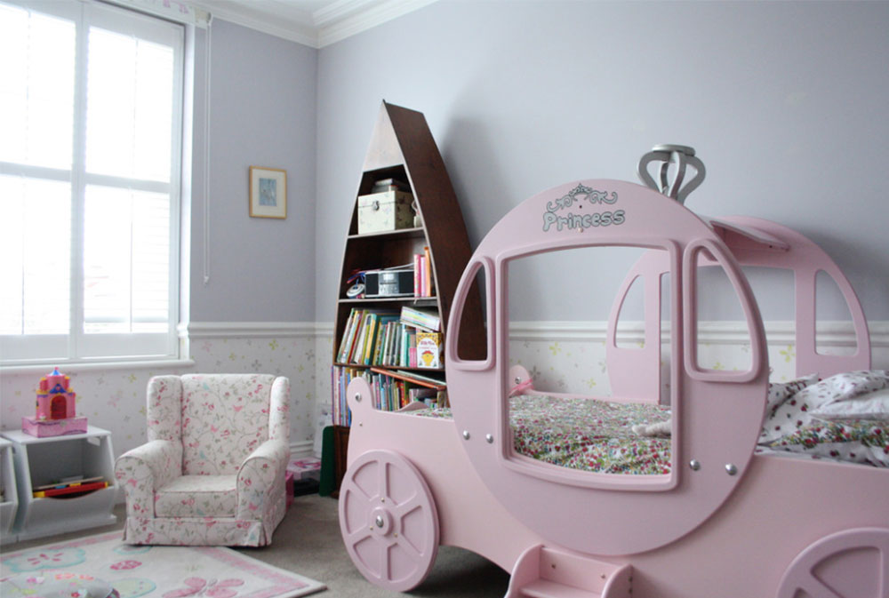 Bild 6-5 prinsessa sovrum idéer för små flickor