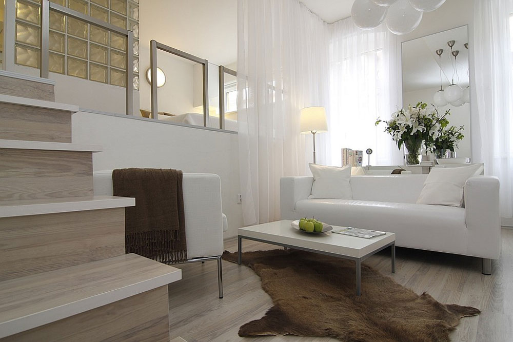 Samtida-Studio-av-ZL-Design-2 Dekorera en modern lägenhet: dekor, möbler och idéer