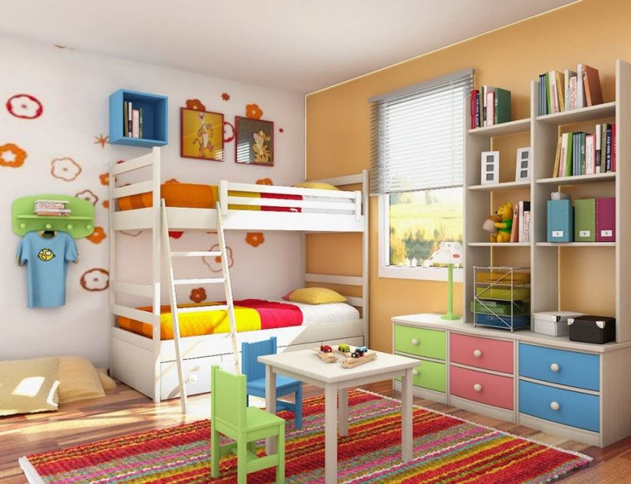 5 moderna våningssängdesigner och idéer för ditt barns rum