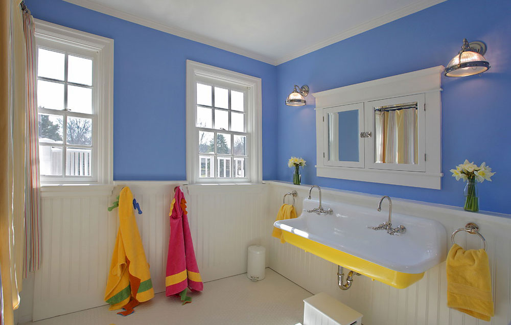 Badrum-by-the-block-byggare-gruppen Blå badrum idéer.  Design, dekor och tillbehör