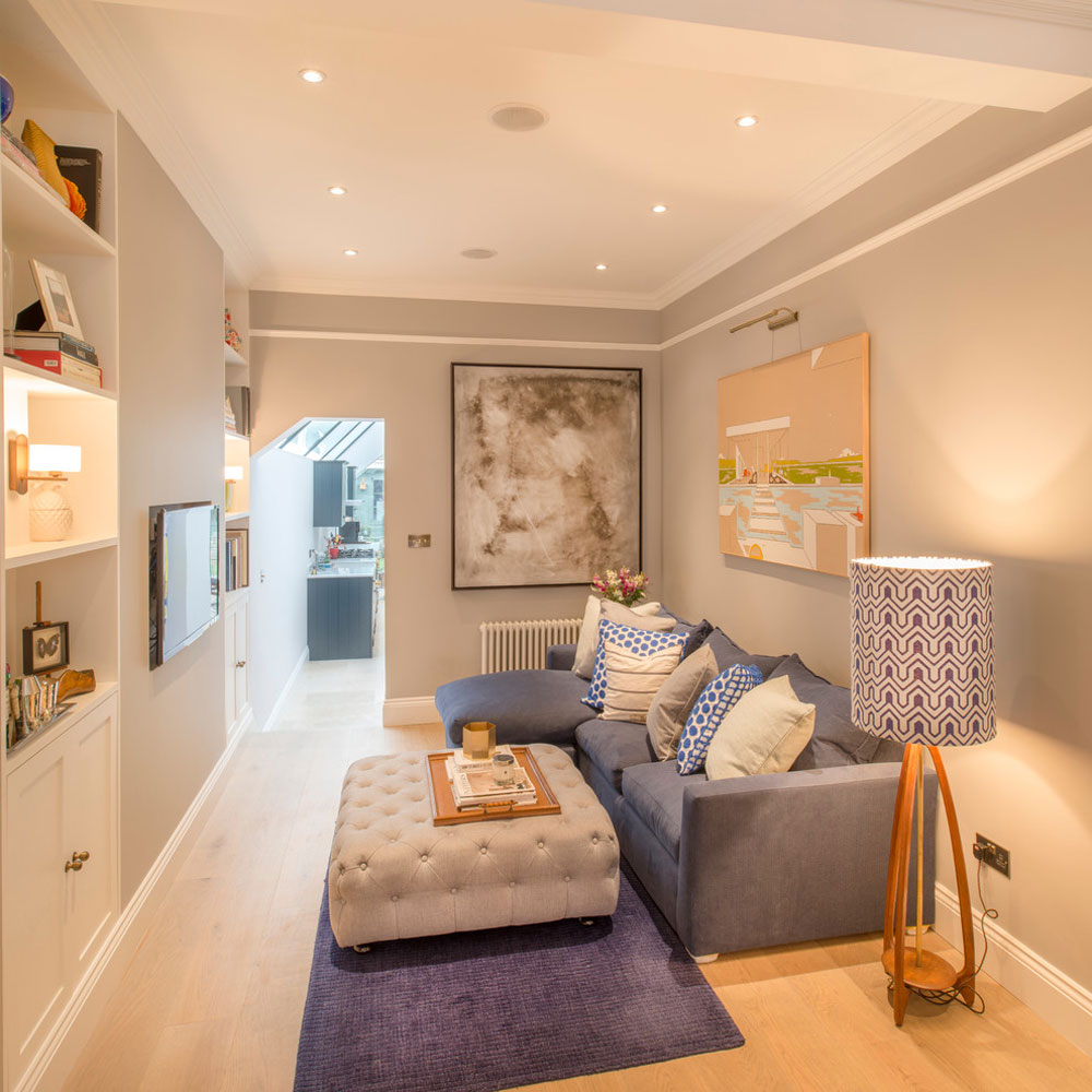 Notting-Hill-House-by-Inigo-Co.  Liten lägenhet vardagsrum idéer på en budget
