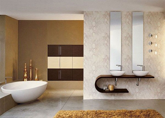 fur2 Attraktiva badmattor och mattor som förbättrar utseendet på ditt badrum