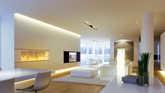 l4 Skönheten i minimalistiska vardagsrum med exempel