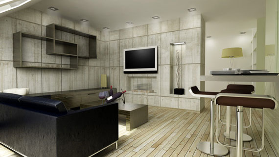 l10 Skönheten i minimalistiska vardagsrum med exempel
