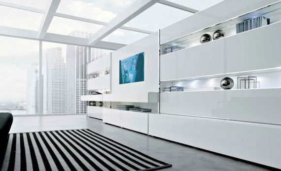 16 Skönheten i minimalistiska vardagsrum med exempel
