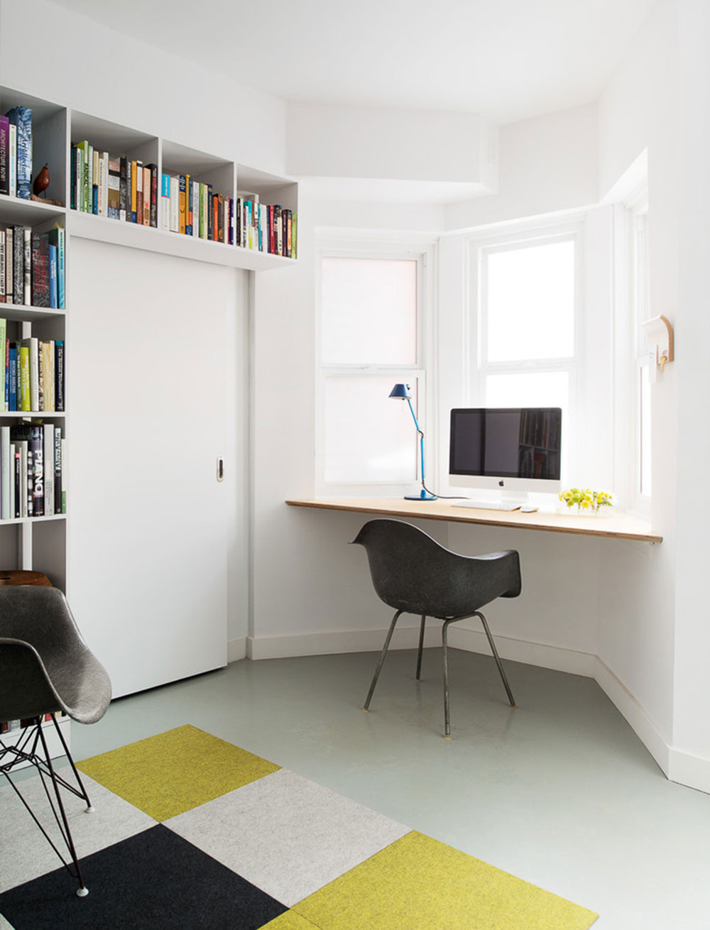 DIY-vägg-skrivbord-för-en-trevlig-jobb11 DIY väggmonterade skrivbord designidéer