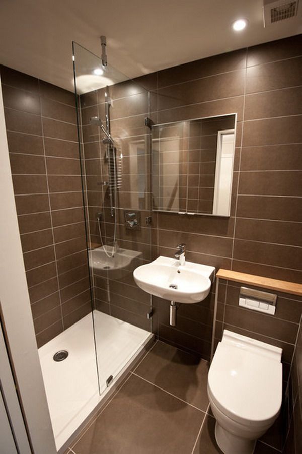 25 badrumsidéer för små utrymmen |  Små badrum |  Badrumsdesign liten, Litet duschrum, Små badrum