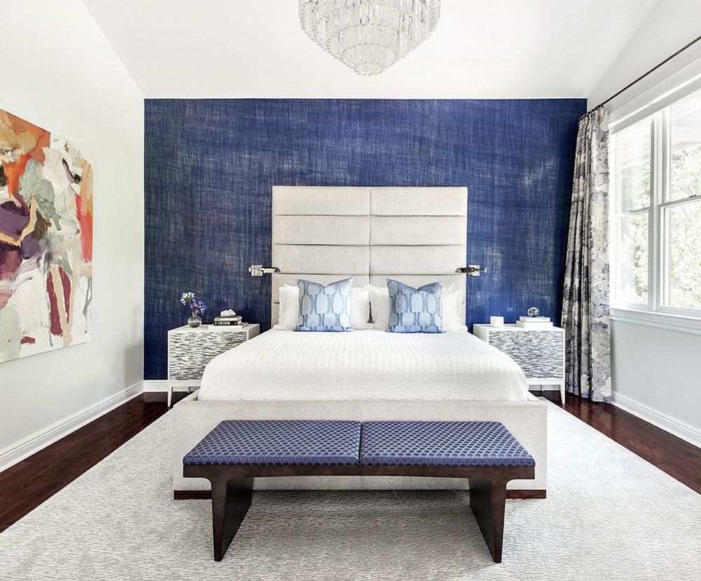 LAKESHORE-by-Clean-Design Blå sovrumsdesignidéer som du kan prova i ditt hem