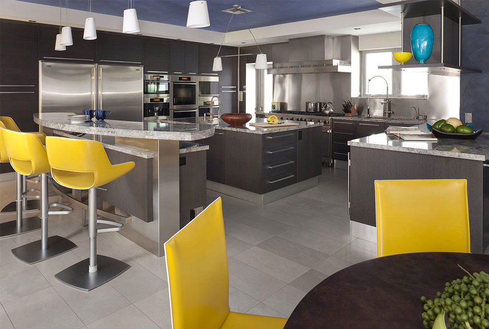 Hem-2-by-Architectural-Design-Consultants Gult kök: dekorativa mattor, tillbehör och idéer