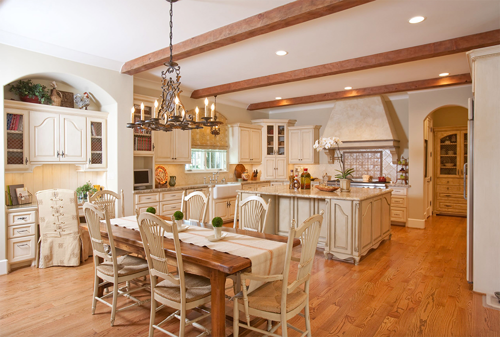 French-Country-by-Creative-Touch-Interiors Country Kitchen: Designs, Ideas, Cabinets and Decor
