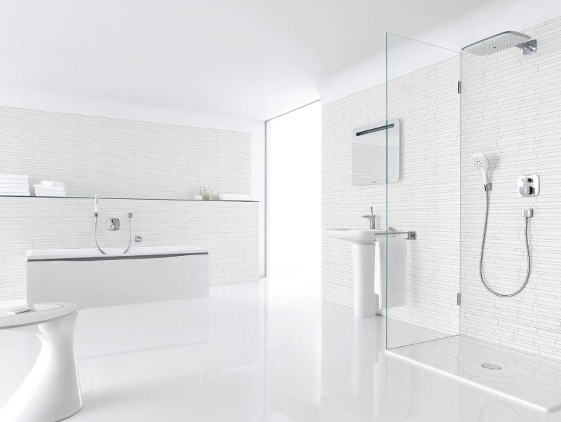 15 idéer för ett vitt badrum 2020 (enkelt men elegant) 1